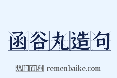 函谷丸造句是什么意思的图片